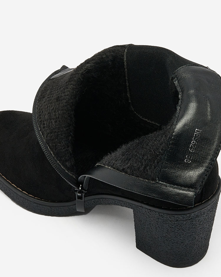 Resti Black eco-suede women&#039;s Bregianka stiletto boots