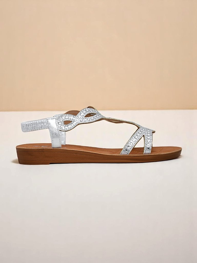 Resti Lola Grace Women's Royal Fashion Sandals with Decorative Straps