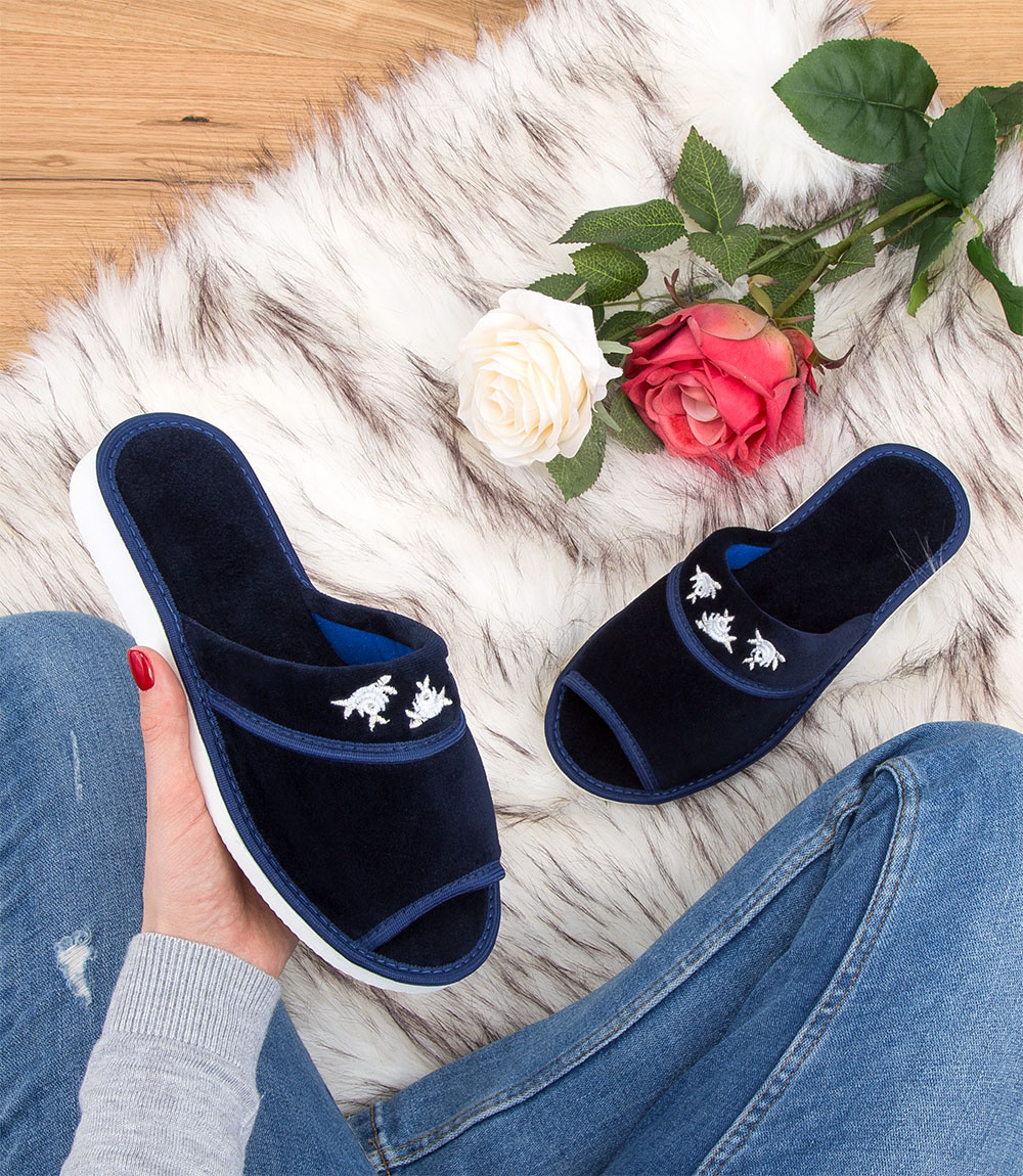 Дамски чехли Natural Style NS-054 сини