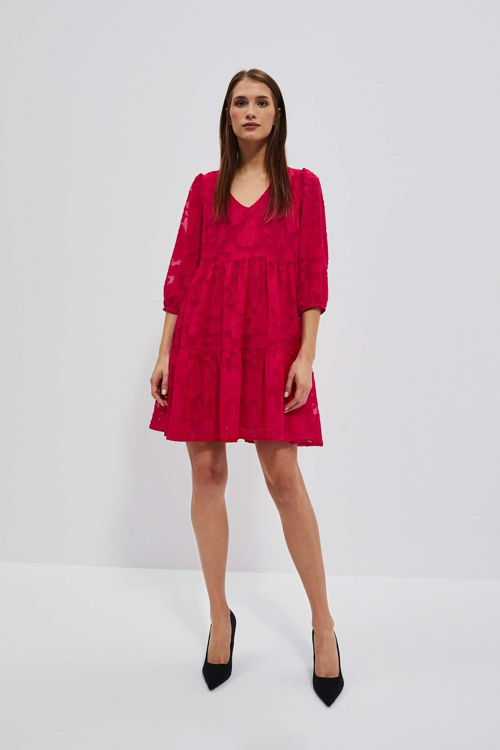 Marisse Women&#039;s Dress L-Su-4021 Strawberry