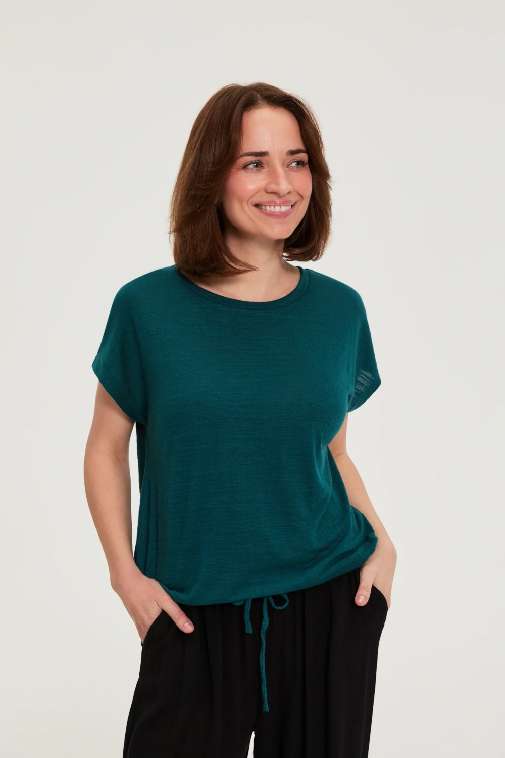 Dámské triko Marisse L-TS-4981 D.Green