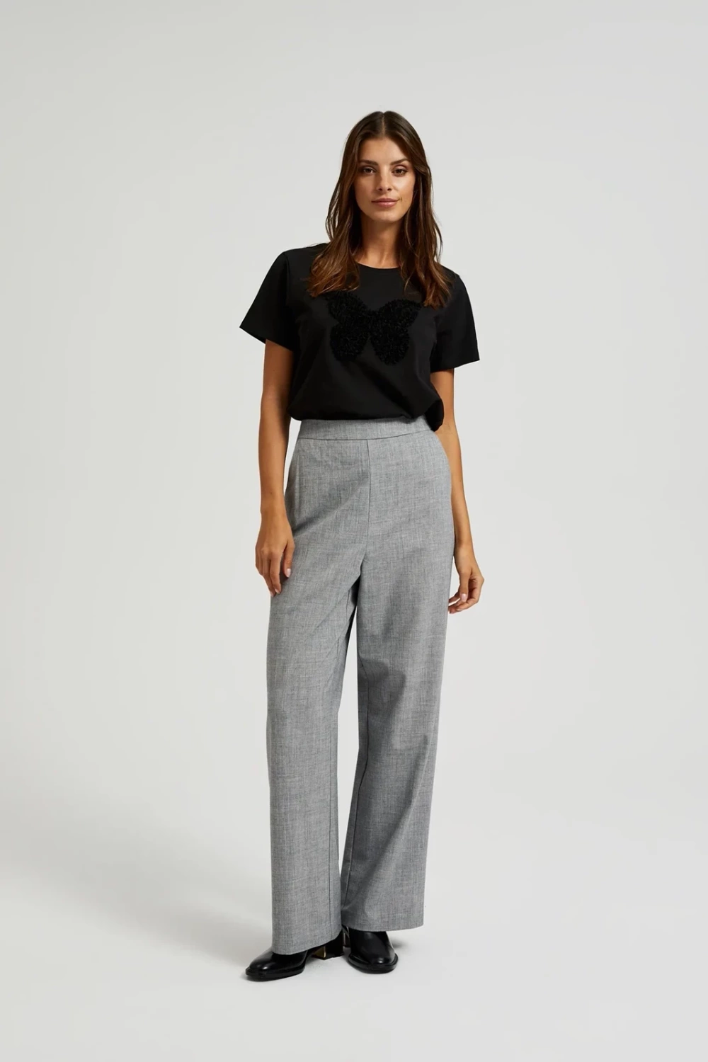 Marisse Women's T-Shirt Z-Ts-4533 Black