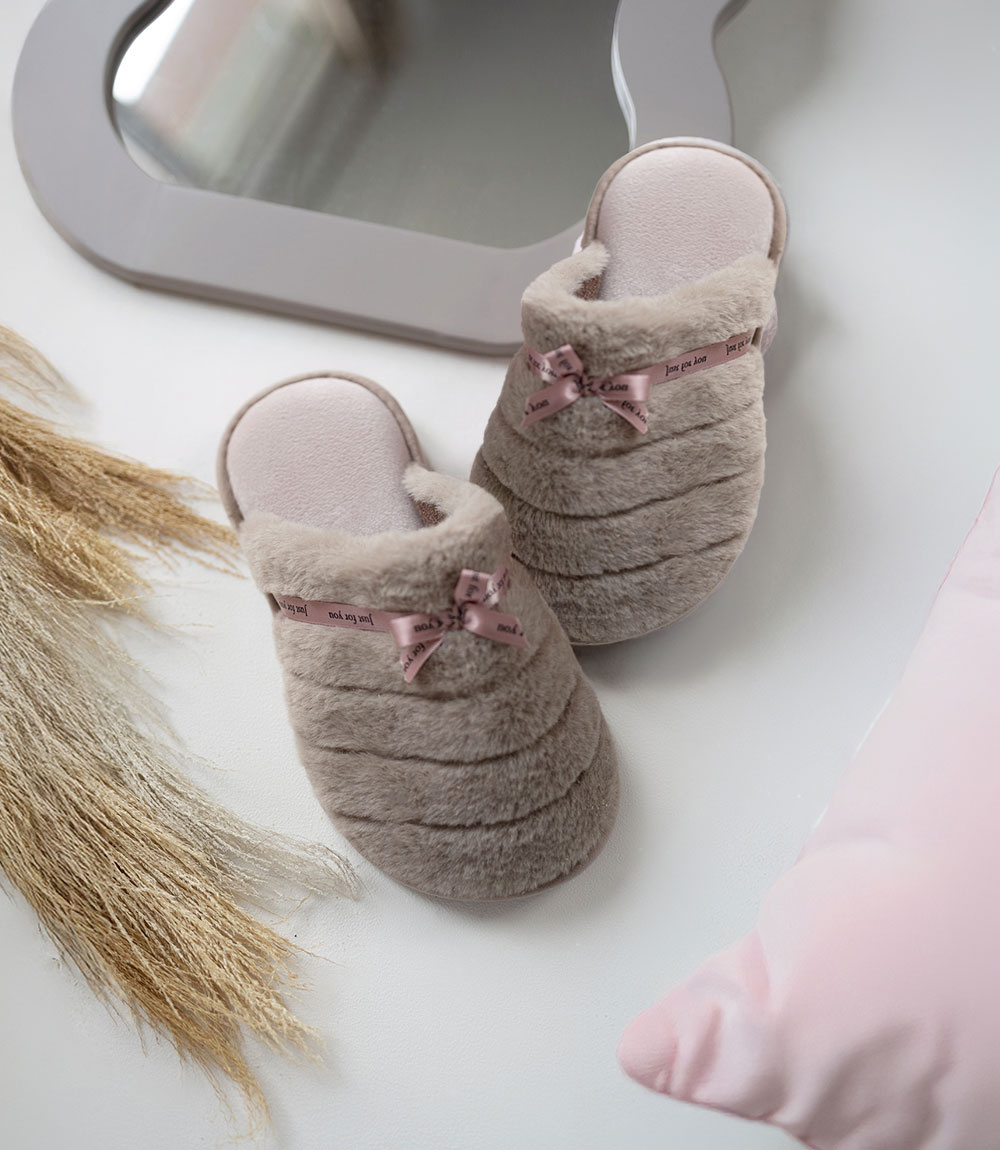 Дамски чехли Natural Style NS-260 Бежови