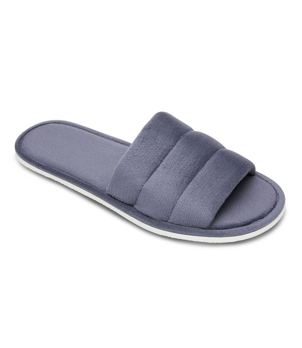 Dámske šedé šľapky Natural Style NS-141