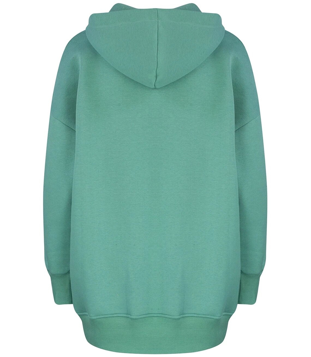Pri Warm, smooth oversize hooded sweatshirt JANET