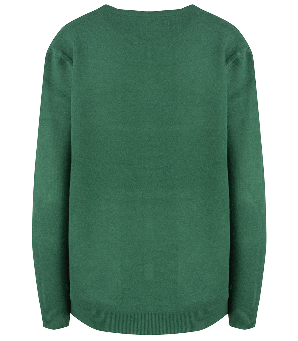 Pri Classic warm thick short LEOILA sweater with button closure