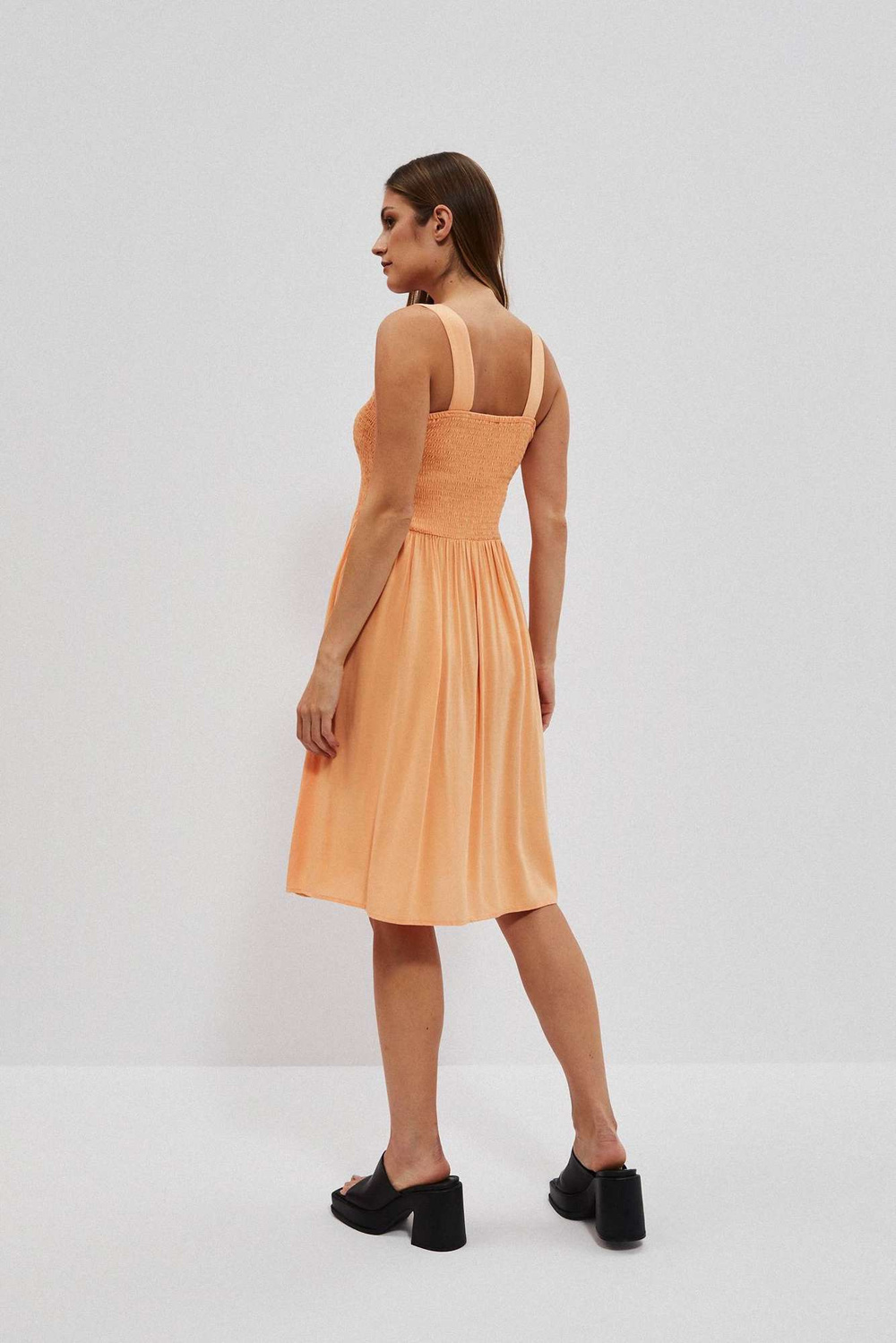 Marisse Women&#039;s Dress L-Su-4038 Peach
