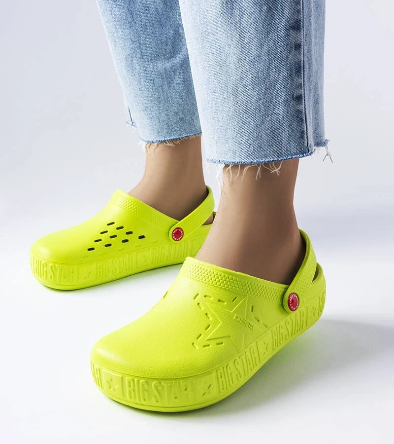 marka niezdefiniowana Șlapi verzi Big Star