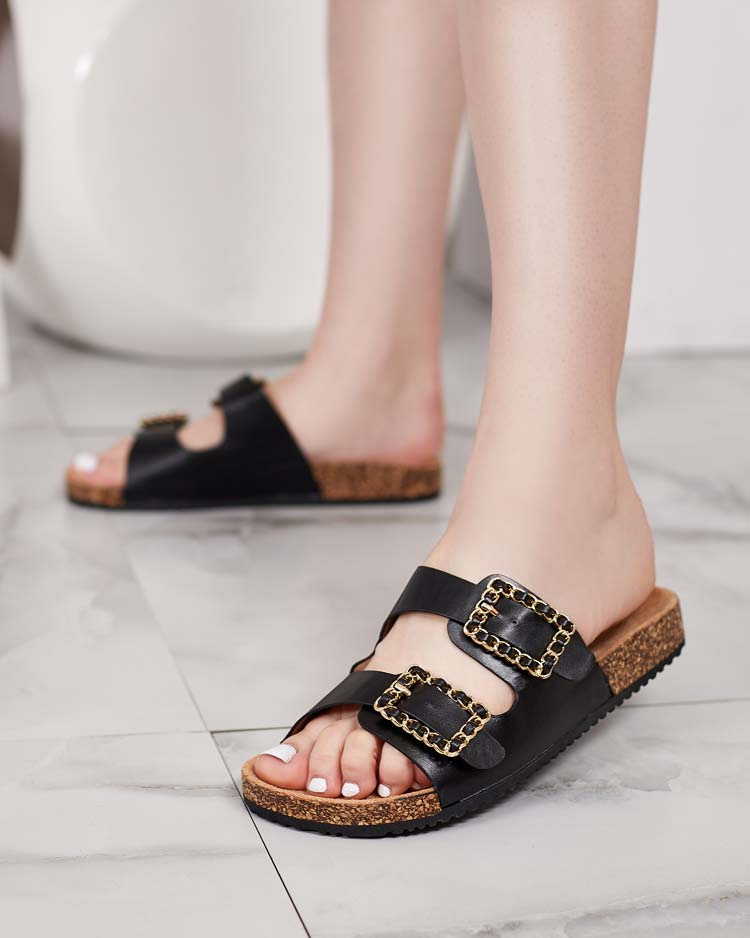 Resti Royalfashion Women&#039;s flip-flops with buckles Monenas