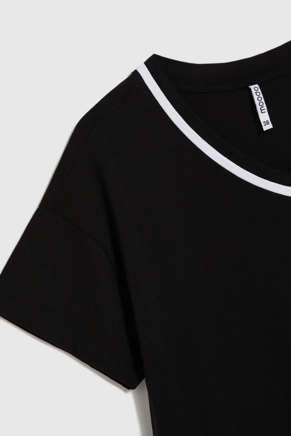 Marisse Women's T-Shirt L-Ts-4753 Black