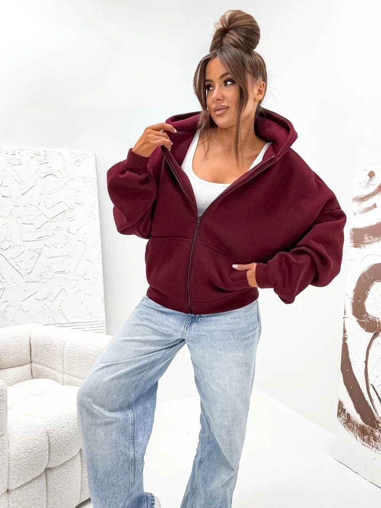 Resti Women's Cotton Insulated Butterfly Sweatshirt