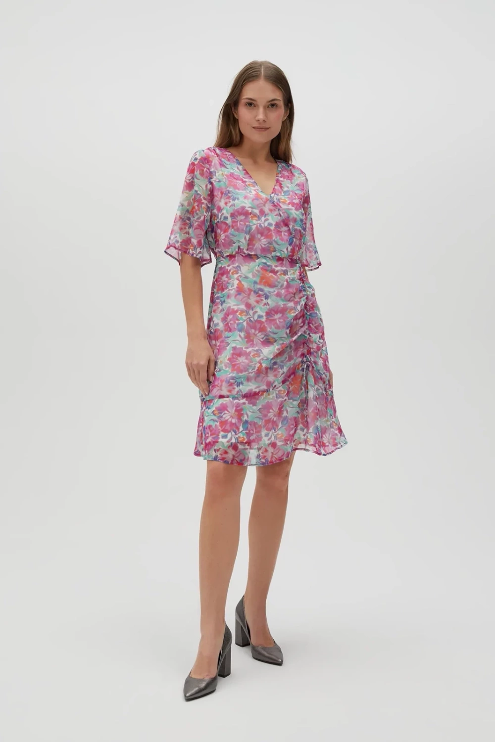Marisse Women&#039;s Dress L-Su-4613 Fuchsia