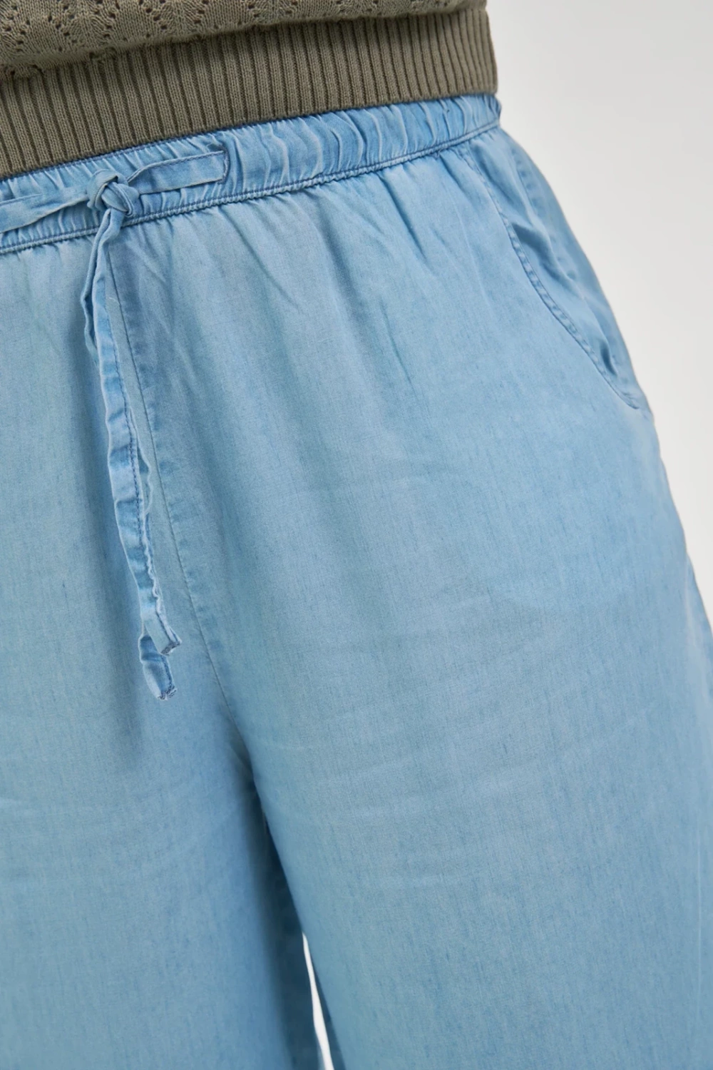 Marisse Women's Trousers L-Sp-4620 Blue