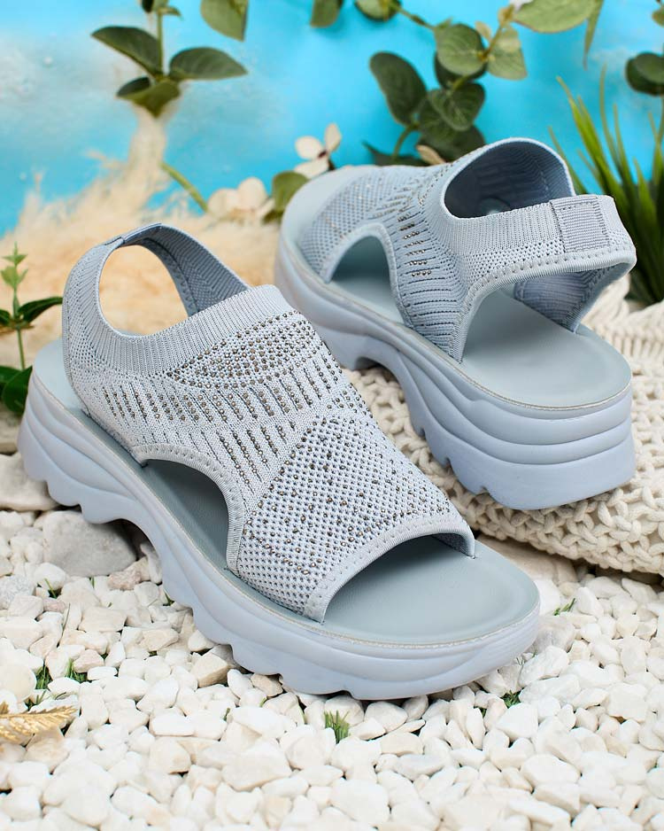 Resti Women&#039;s sandals with upper and zirconia Alebin