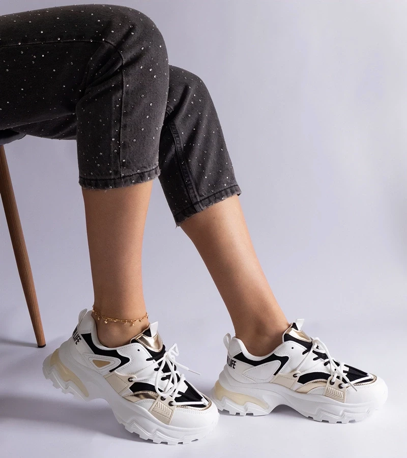 Gemre Adidași sport alb-negru Sulamita