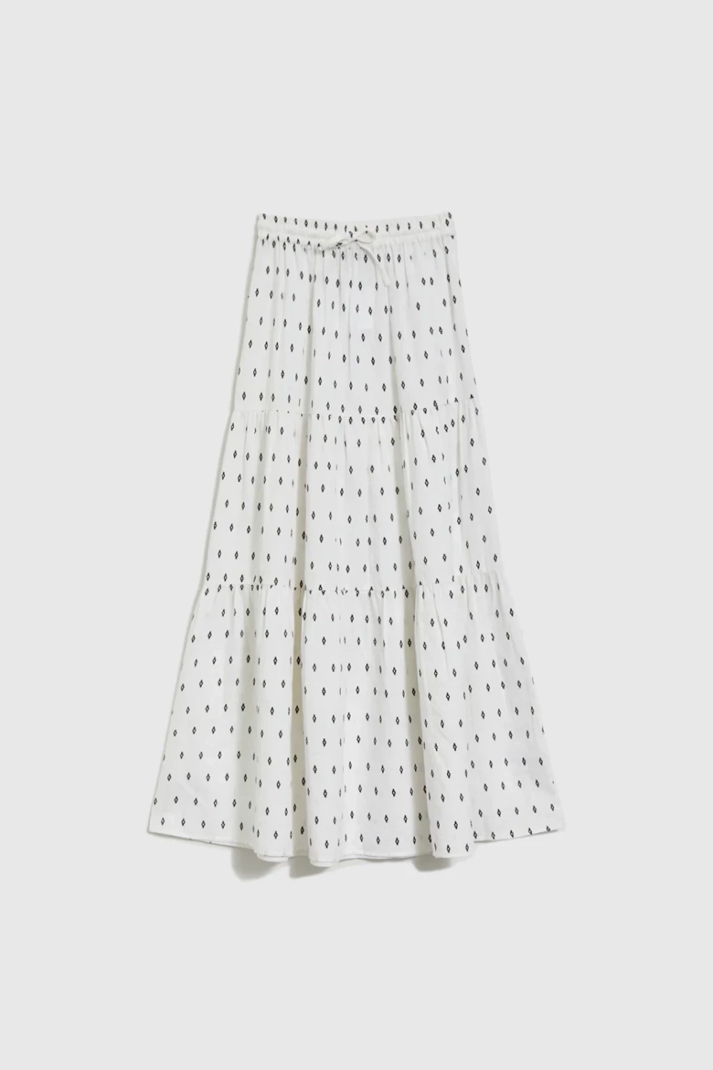 Marisse Cotton Maxi Skirt White