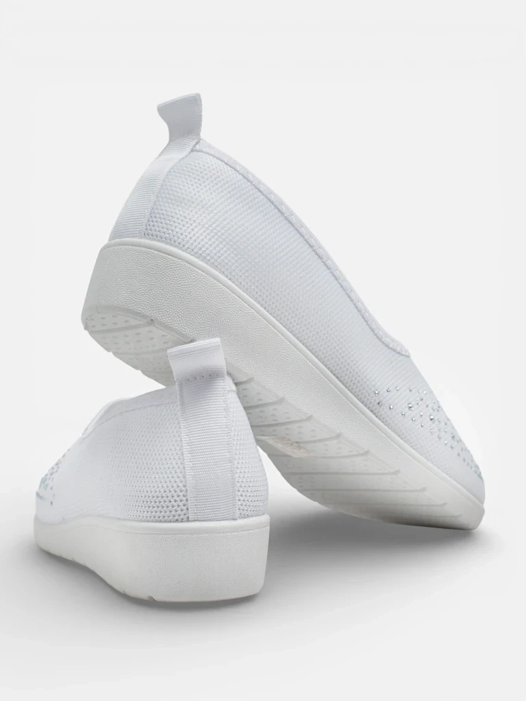 Dámske Slip-On Topánky s Kamienkami