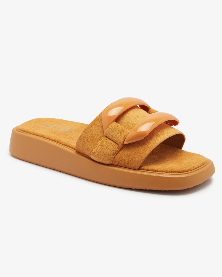 Dámske šľapky Resti z eco-semišu