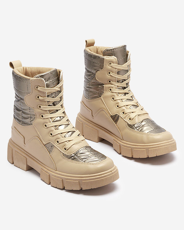 Resti Light brown women&#039;s uninsulated bagger boots Qertera- Footwear
