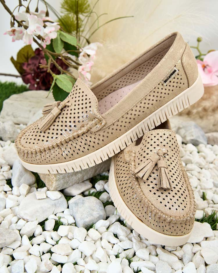Resti Women&#039;s openwork moccasins Molaffa