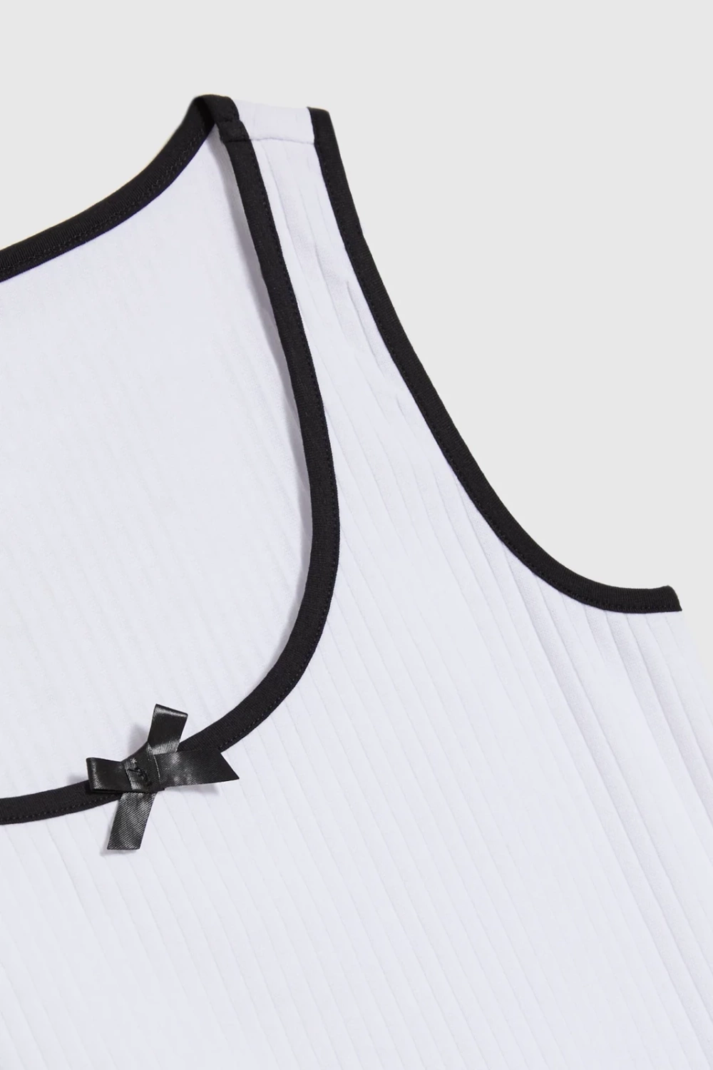 Marisse Fitted White Top