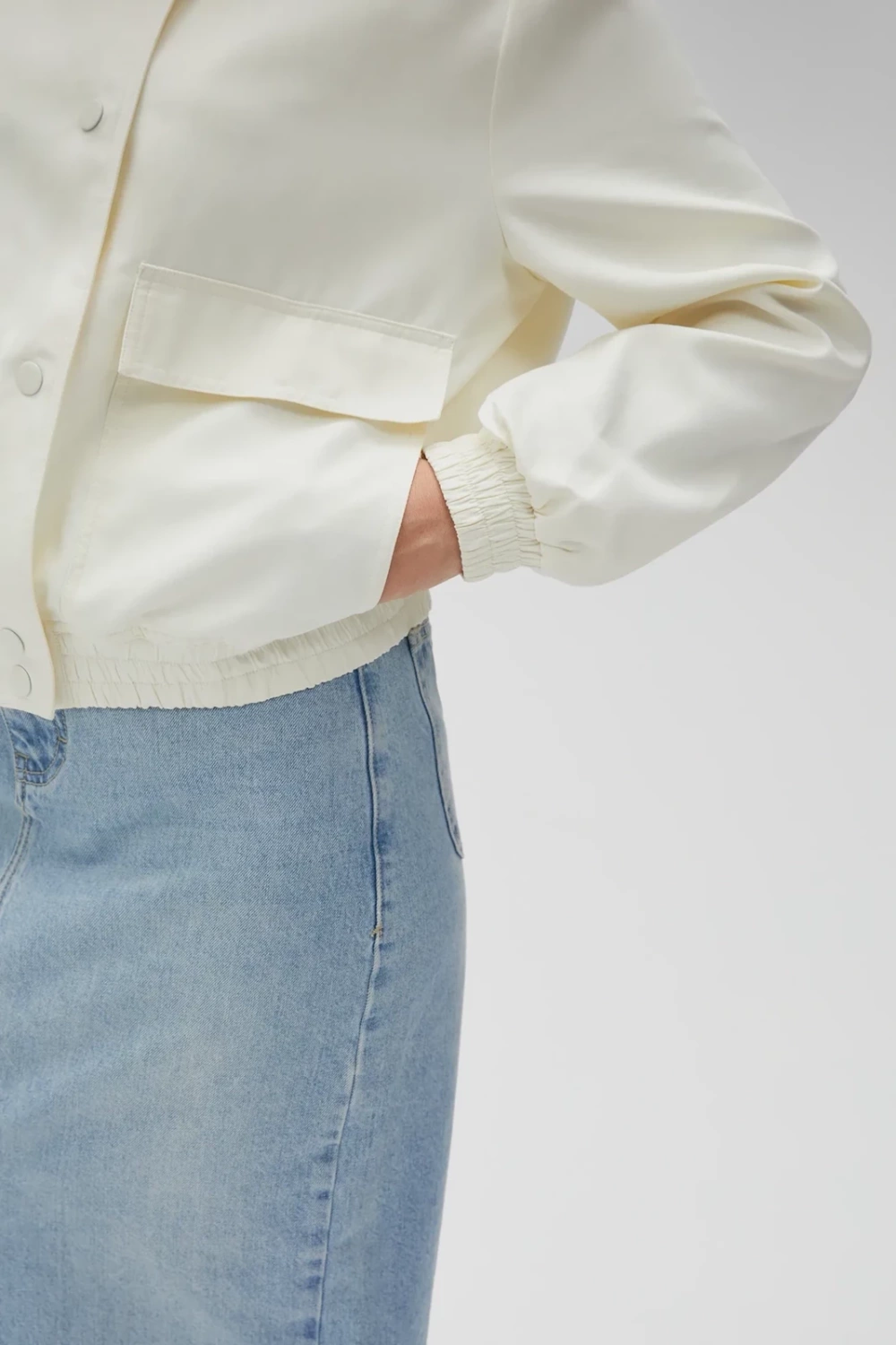 Marisse Women's Jacket L-Ku-4600 Off White
