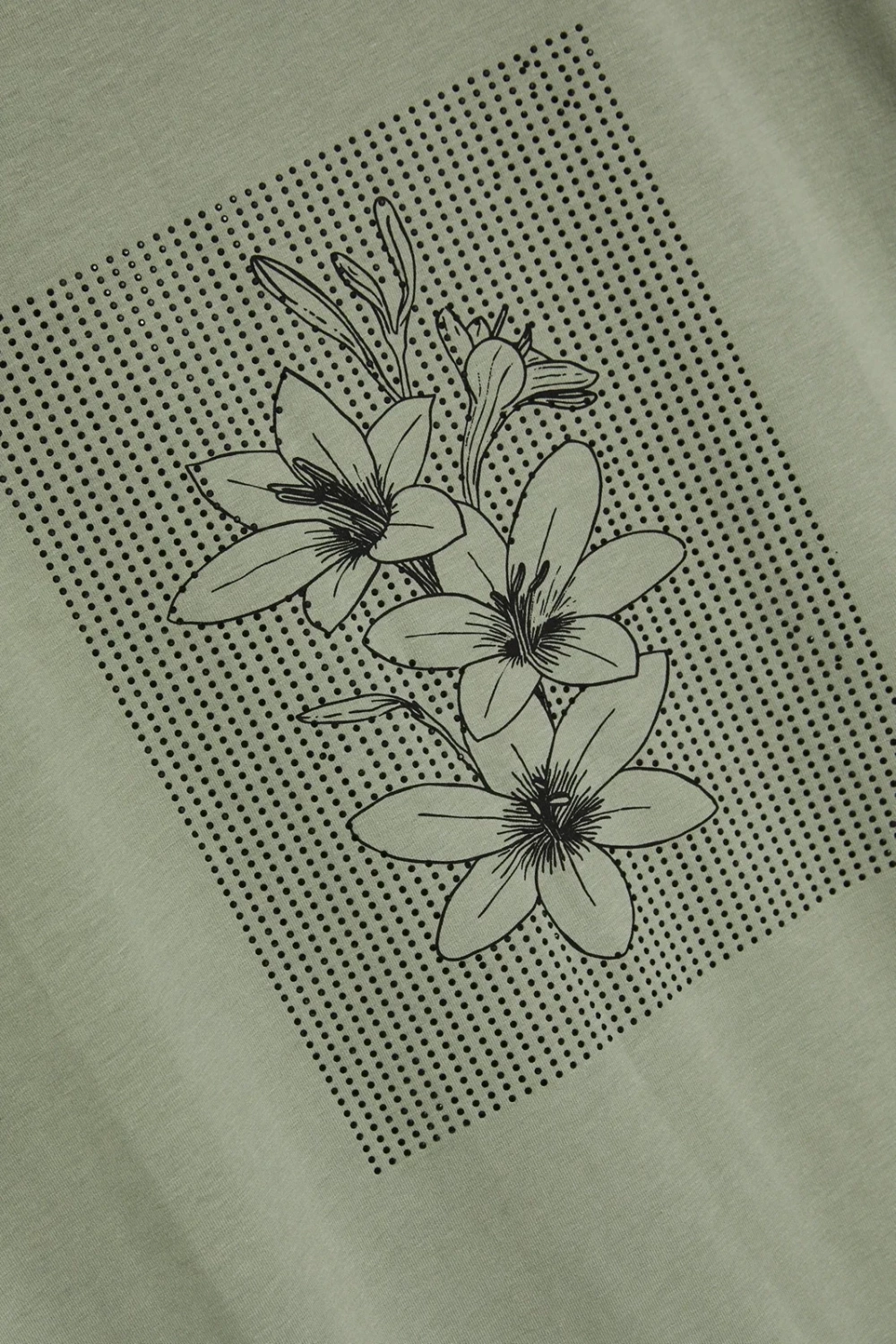 Marisse Women's T-Shirt L-Ts-4640 Olive