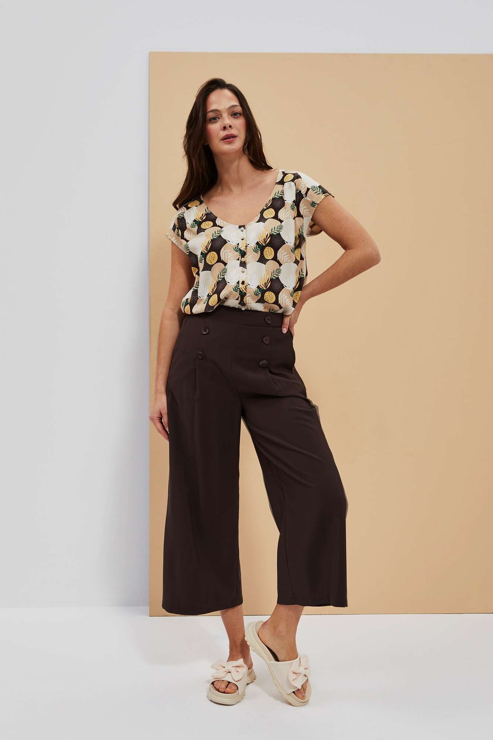 Marisse Women&#039;s Shirt L-Ko-4043 D.Oak