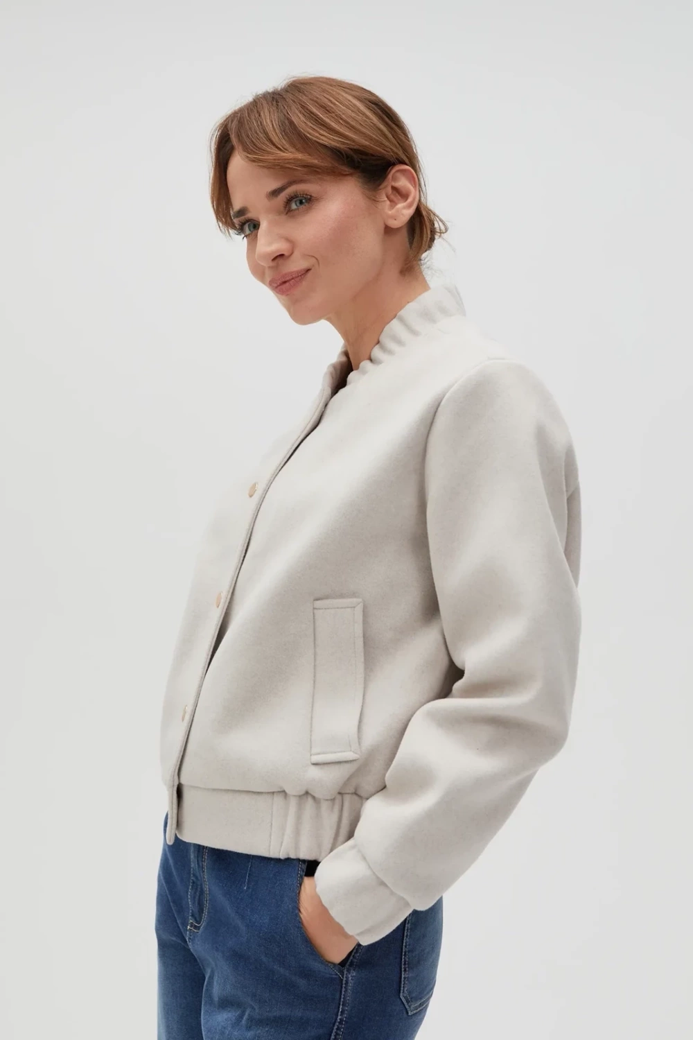 Marisse Women's Jacket L-Ku-4616 L.Beige Mel
