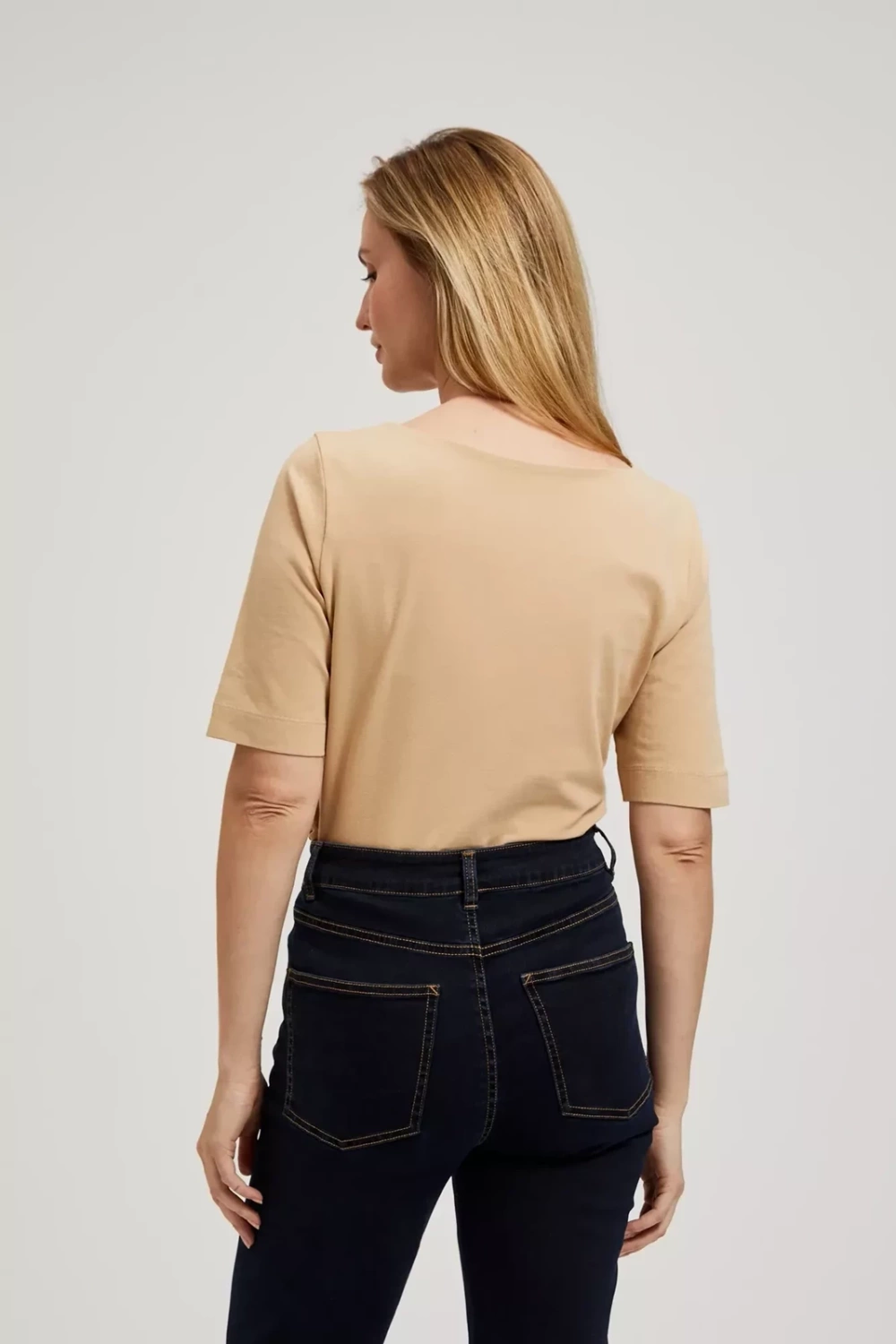 Marisse Women's Blouse L-Ts-4319 Beige