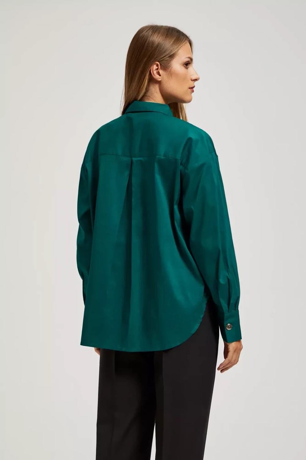 Shirt with decorative buttons