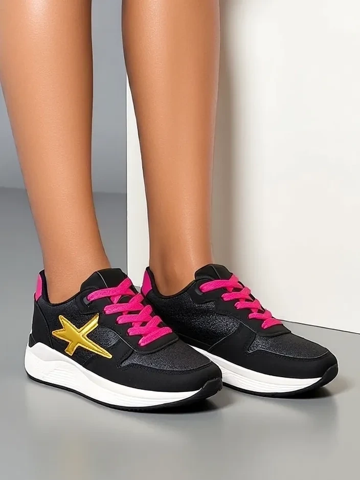 Resti Women's Sneakers with Glitter Avenues