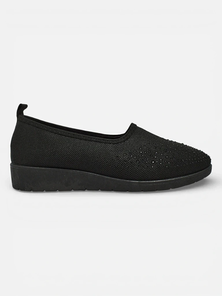 Dámske Slip-On topánky s kamienkami