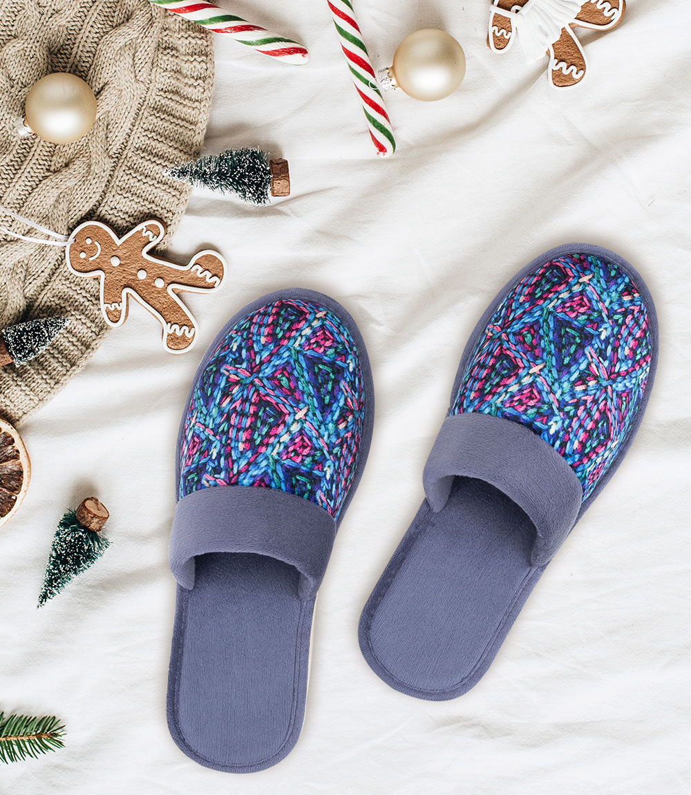 Дамски чехли Natural Style NS-076 сиви