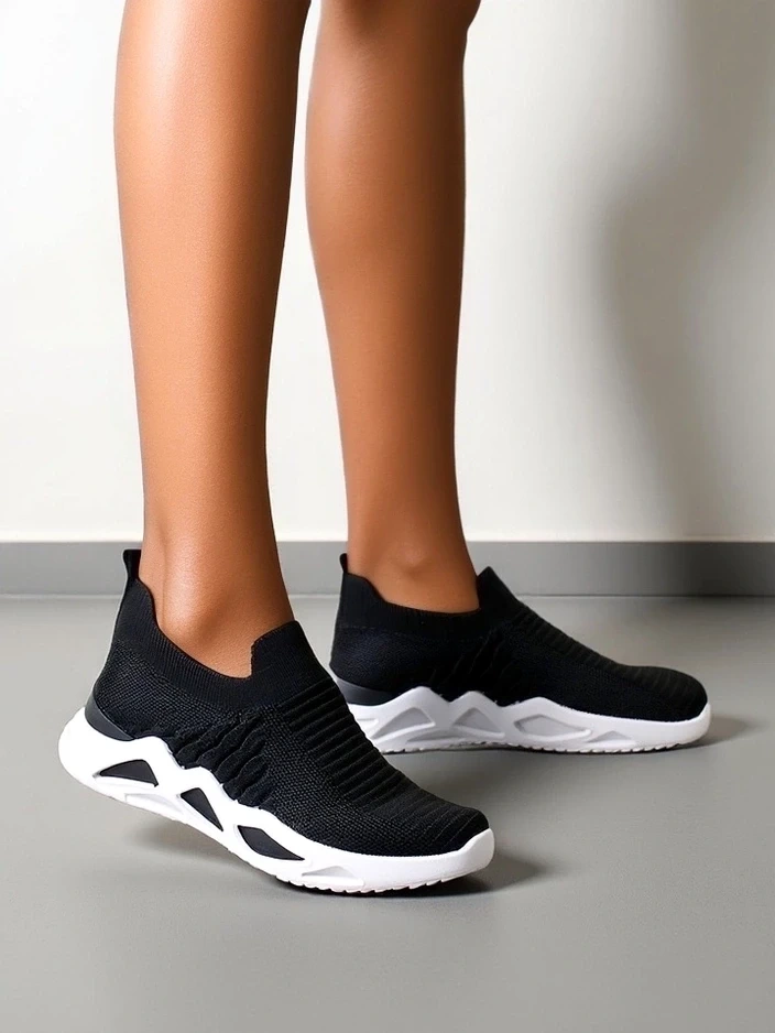 Resti Slip-on women's sneakers with rhinestones Elavises