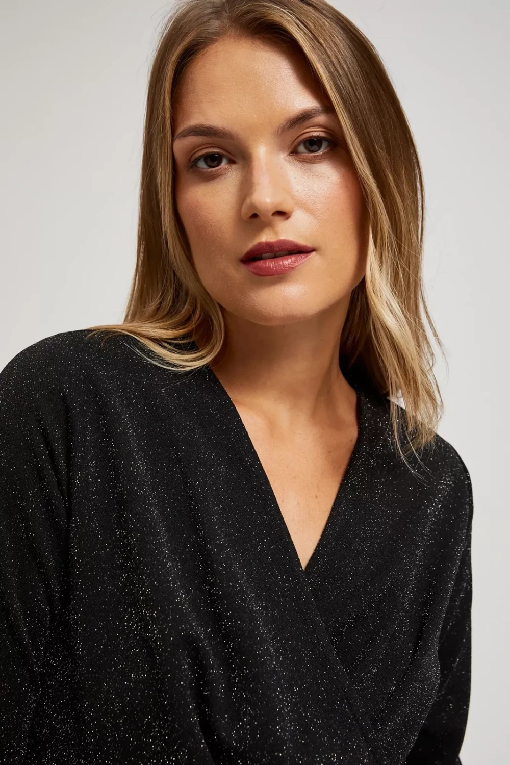 Marisse Dress Decorated With Metallic Thread