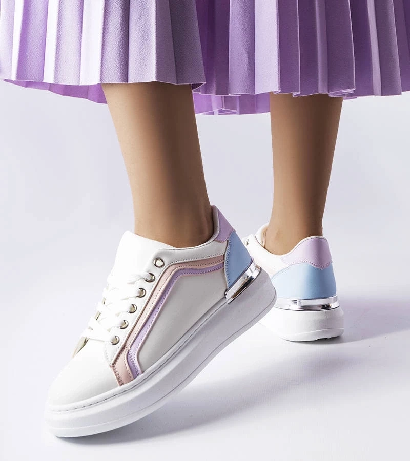 D/CEO White trainers Justar