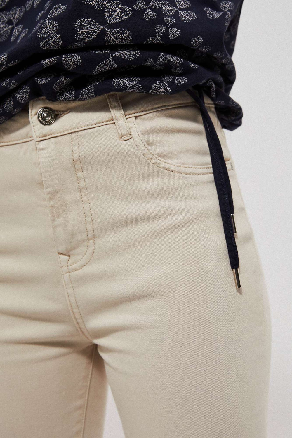 Marisse Smooth 7/8 Trousers L-Sp-3705 Beige