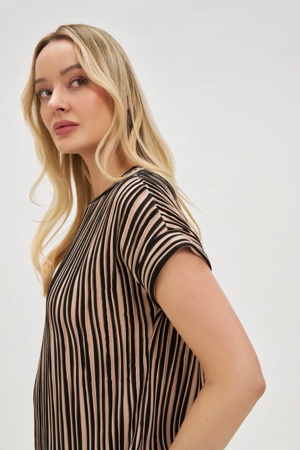 Marisse Women's T-Shirt L-Ts-4665 L.Beige