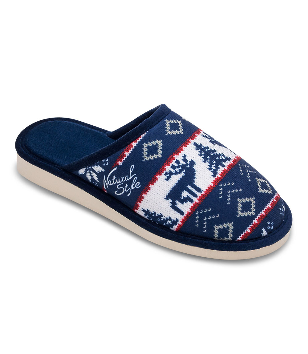 Dámske papuče Natural Style NS-072 modré