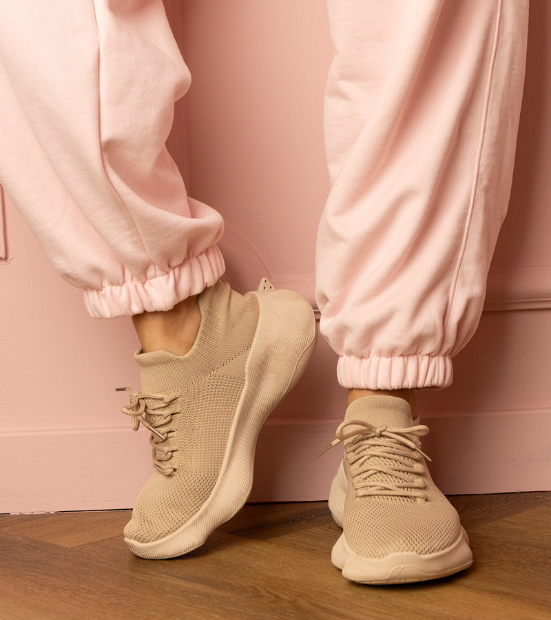 Gemre Adidași sport bej cu șosetă Zurry