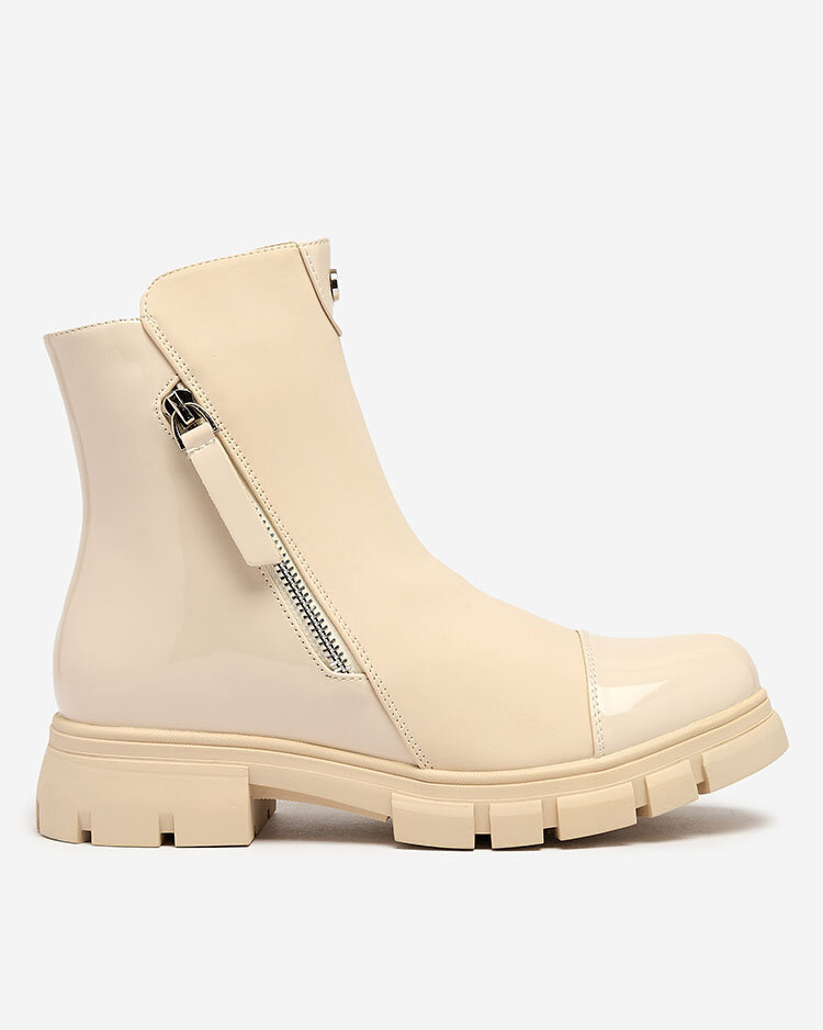 Resti Beige matte Hedaheh women&#039;s boots