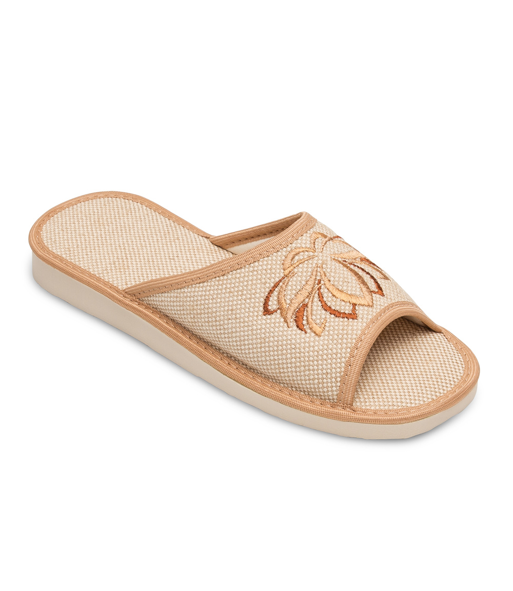 Ženy Papuče Natural Style NS-015 Béžový Lotus