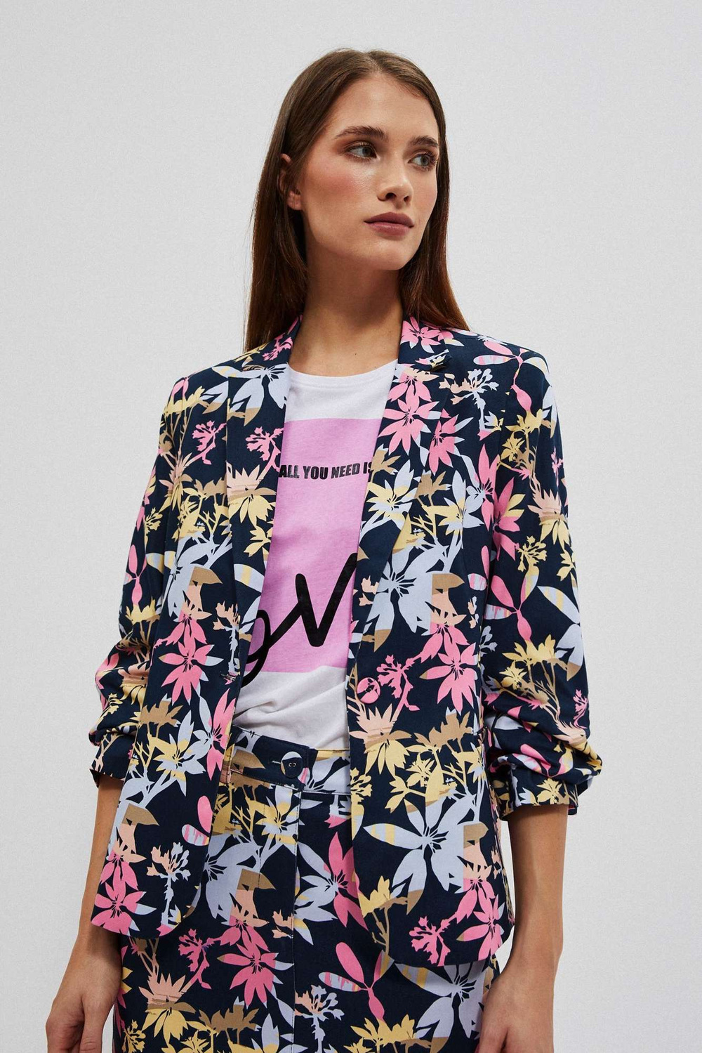 Marisse Women's Jacket L-Mr-4012 D.Oak