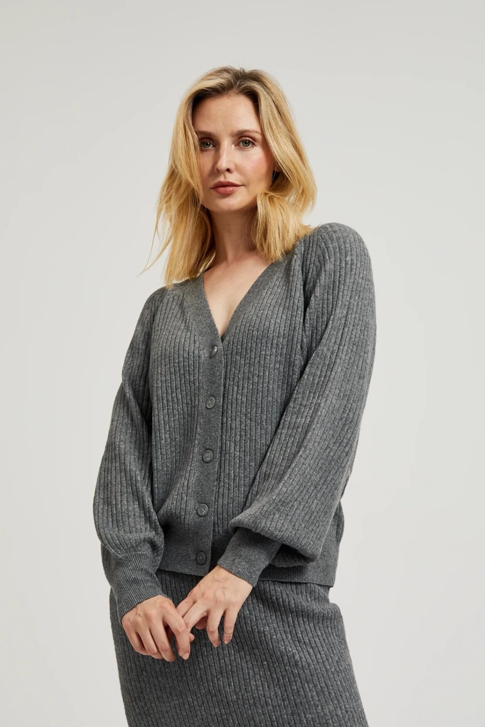 Marisse Women&#039;s Sweater Z-Sw-4531 Grey Mel