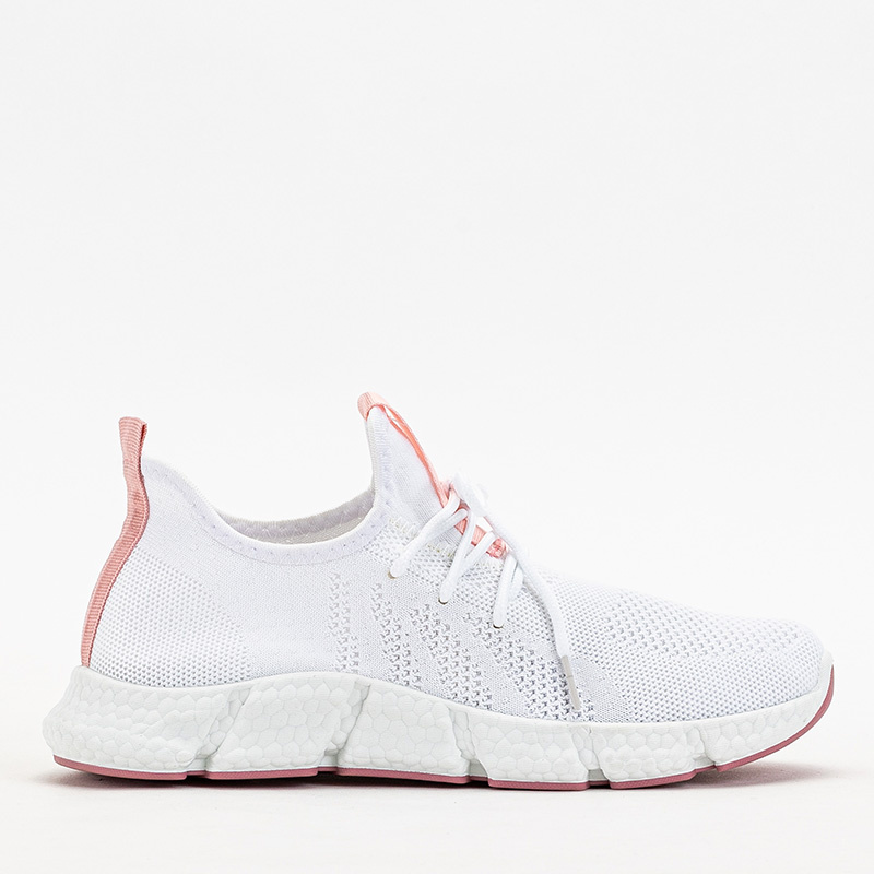Resti White and pink women&#039;s sports shoes Baym - Footwear