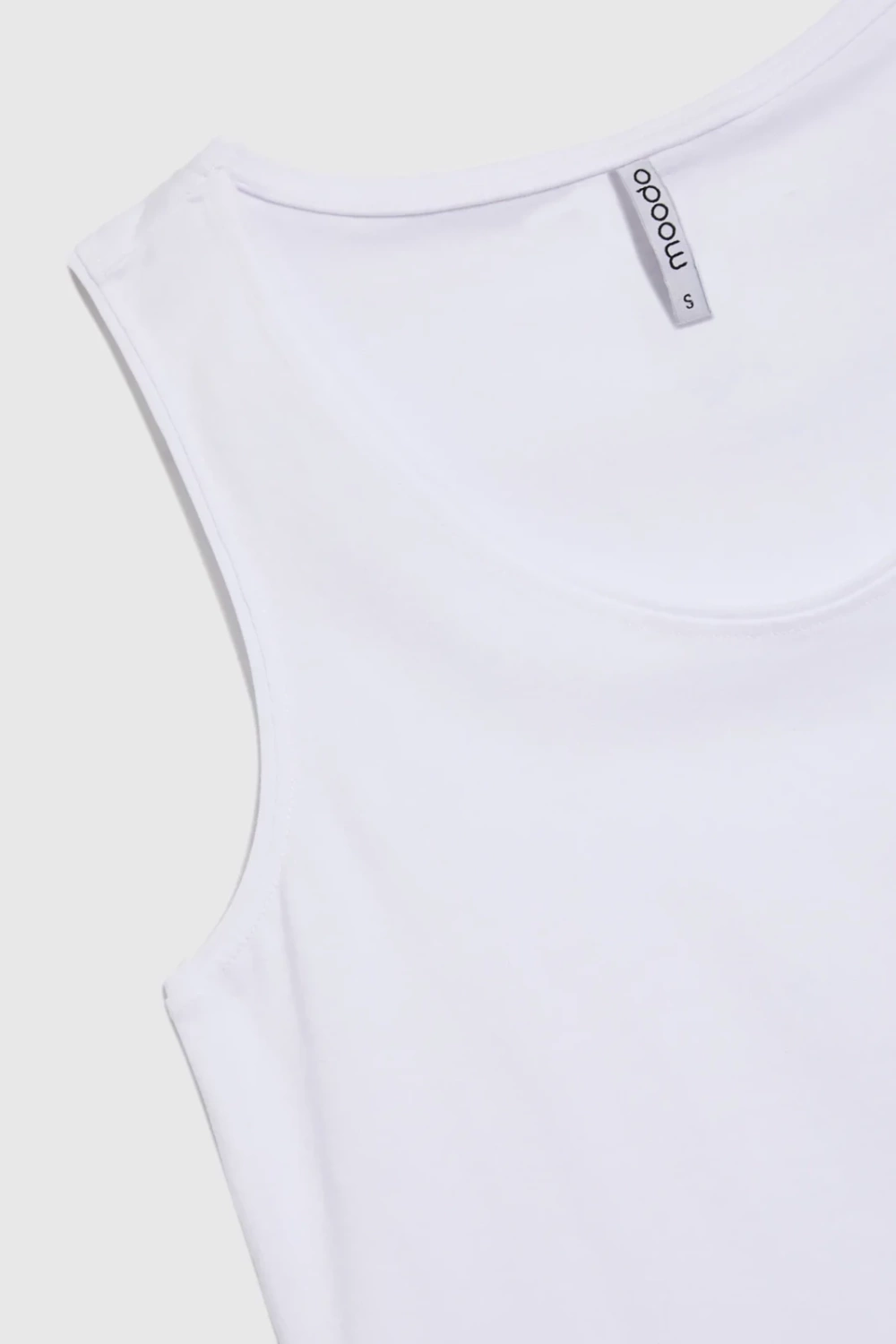Marisse White Cotton Top