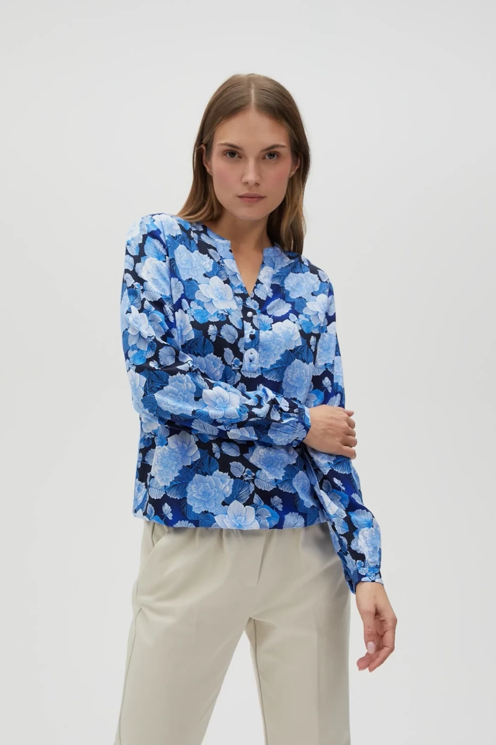 Marisse Women&#039;s Shirt L-Ko-4604 Blue