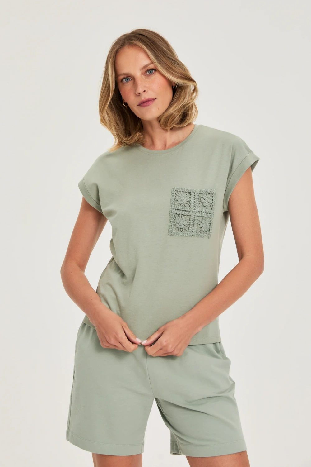 Dámska blúzka Marisse L-Ts-4975 Olive