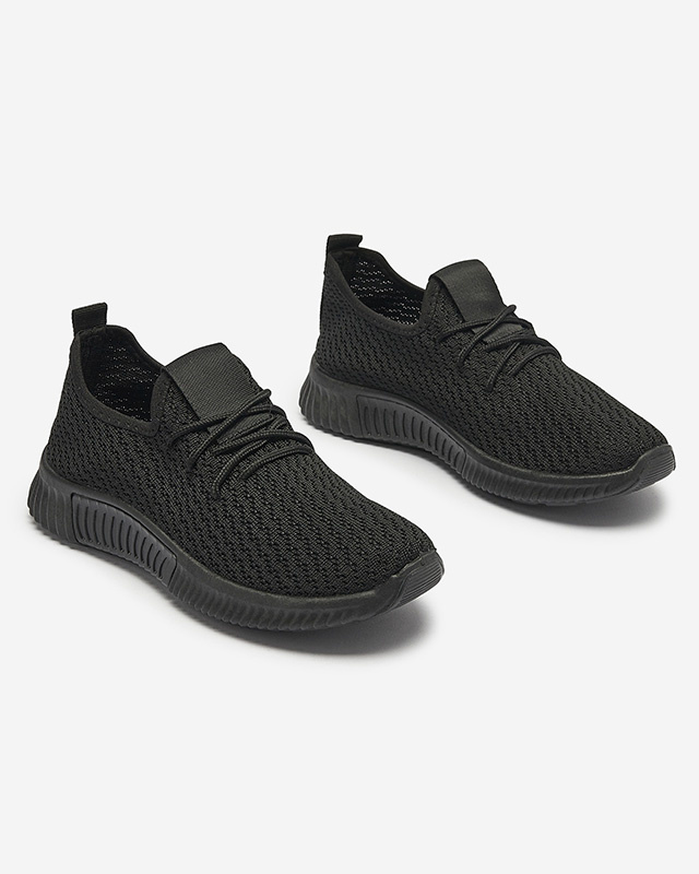Resti Black women's fabric sports shoes Vobbu- Footwear